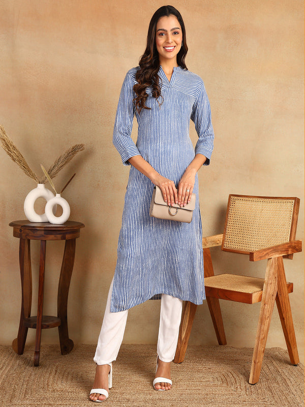 Straight Printed Viscose Rayon Kurta