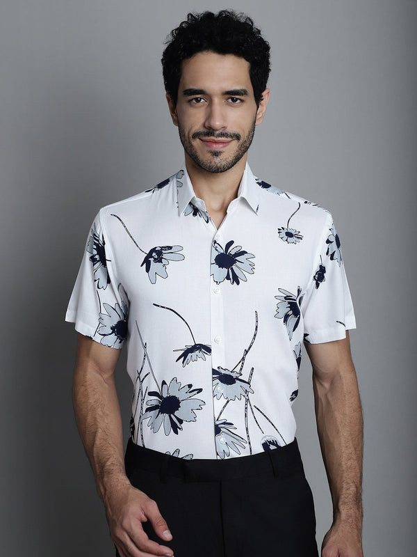 Men's Floral Printed Formal Shirts | WomensFashionFun.com