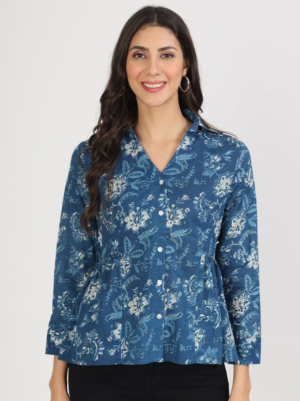 Indigo Blue Regular top for Women | WomensFashionFun.com