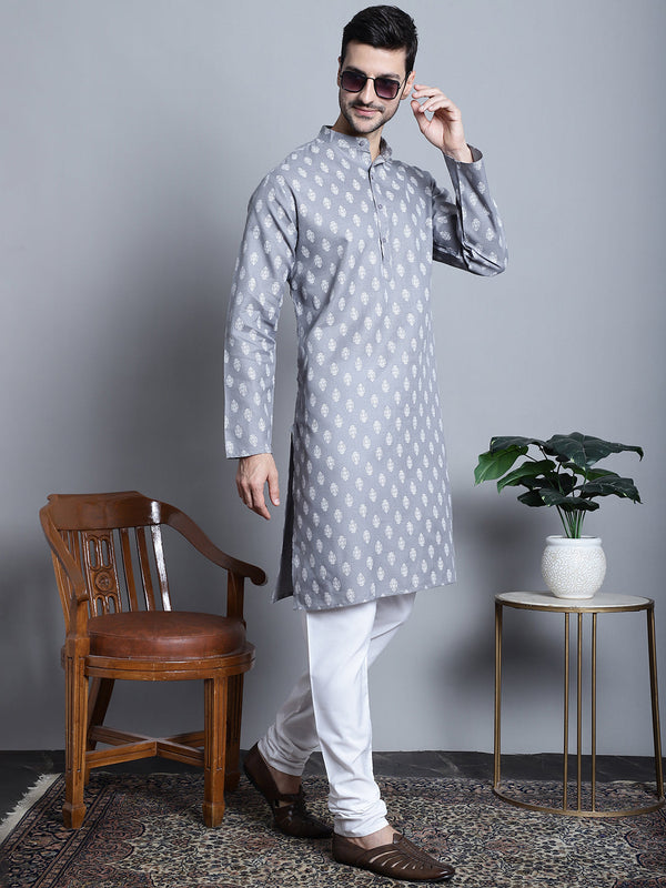 Men's Cotton Floral printed kurta Pyjama | WomensFashionFun.com