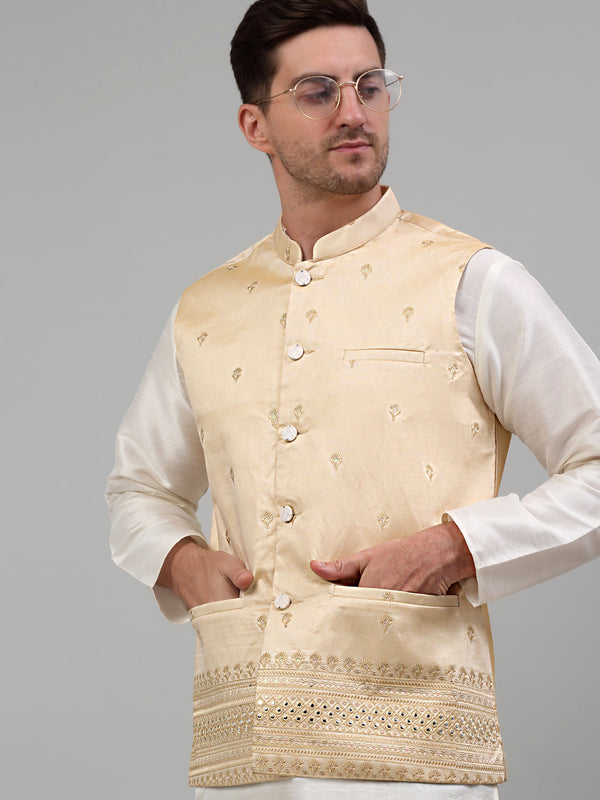 Men's Embroidered Nehru Jacket | WomensFashionFun.com