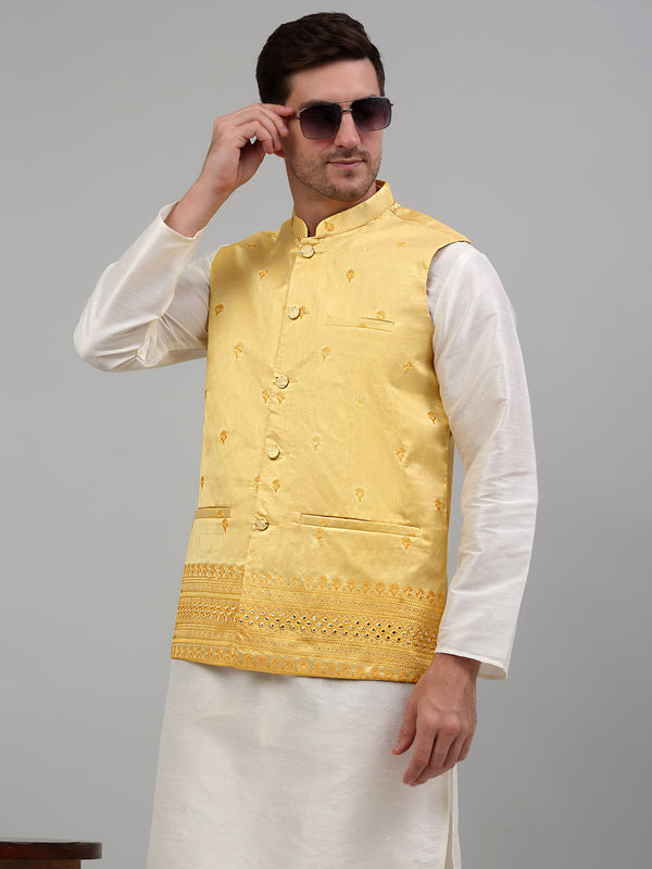 Men's Embroidered Nehru Jacket | WomensFashionFun.com