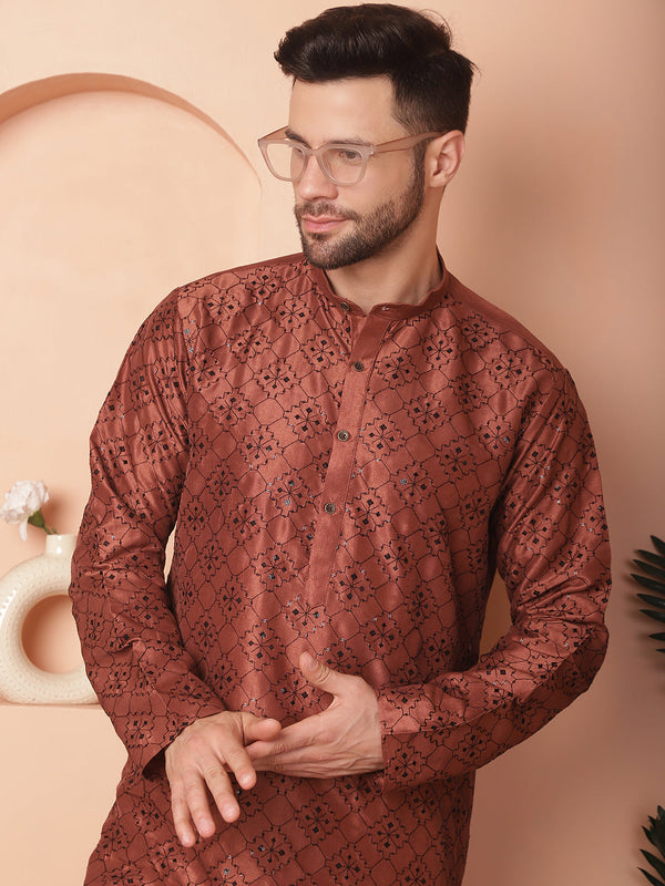 Men's Chikankari and Sequence Kurtas | WomensFashionFun