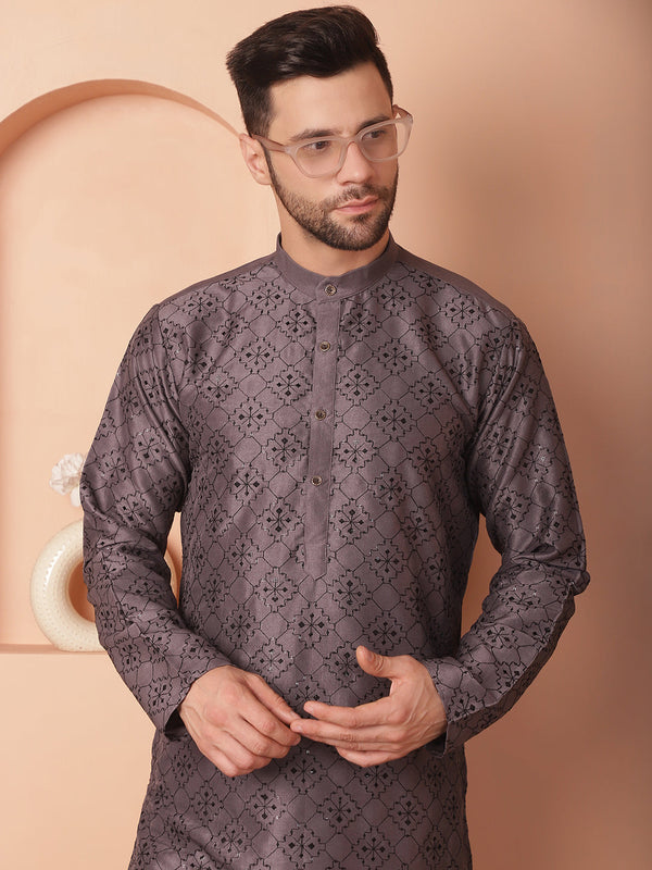 Men's Chikankari and Sequence Kurtas | WomensFashionFun