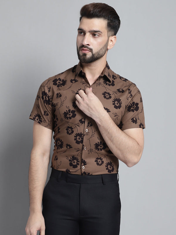 Men's Floral Printed Formal Shirt | WomensFashionFun.com