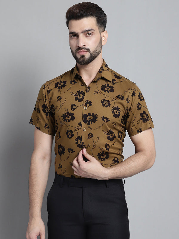 Men's Floral Printed Formal Shirt | WomensFashionFun.com