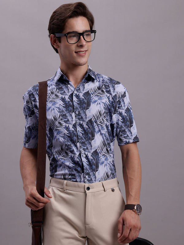 Men's Floral Printed Formal Shirt | WomensFashionFun.com