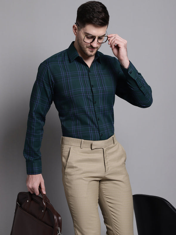 Men's Classic Checks Formal Shirt | WomensFashionFun.com