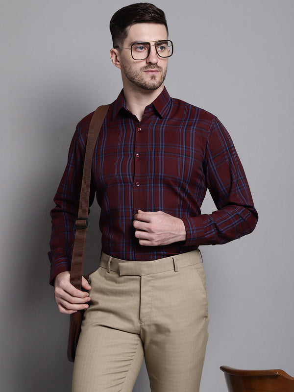 Men's Classic Checks Formal Shirt | WomensFashionFun.com