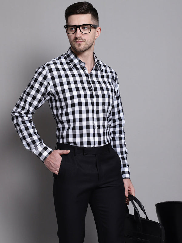 Men's Buffalo Check Formal Shirt | WomensFashionFun.com