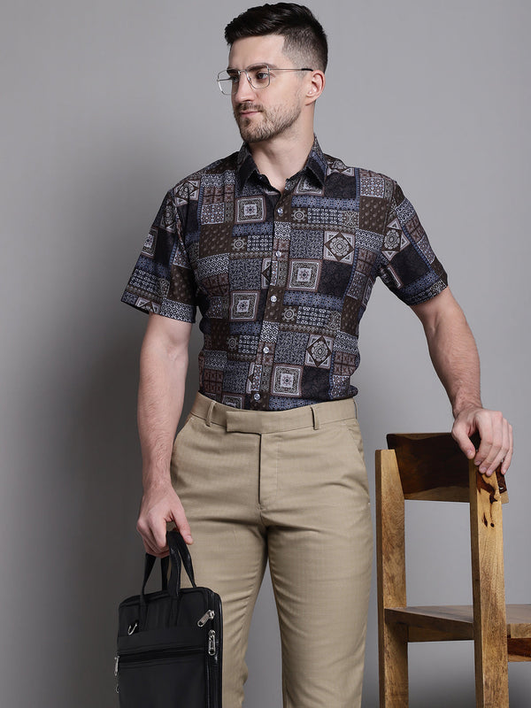 Men's Printed Formal Shirt | WomensFashionFun.com