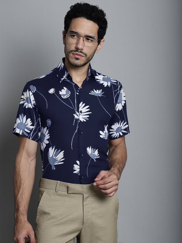 Men's Floral Printed Formal Shirts | WomensFashionFun.com