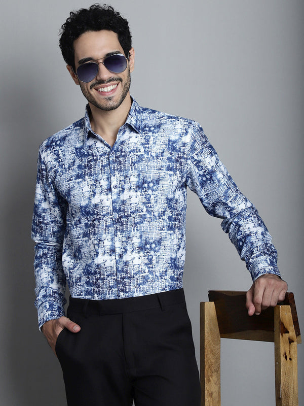 Men's Geomatric Printed Formal Shirts | WomensFashionFun.com