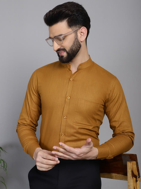 Cotton Solid Formal Shirt for Mens  | WomensFashionFun