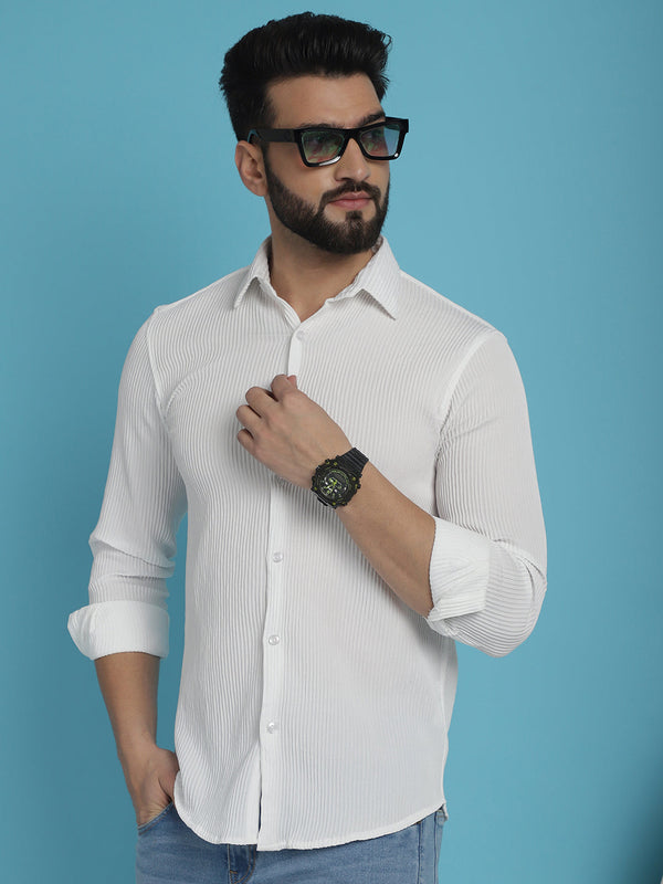 Striped Casual Shirt for Men's  | WomensFashionFun