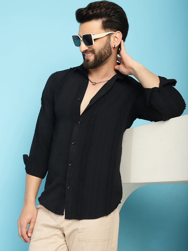 Self Design Casual Shirt for Mens  | WomensFashionFun