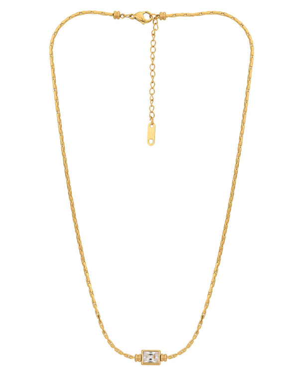 Gold Plated Crystal Fancy Necklace For Women | womensfashionfun