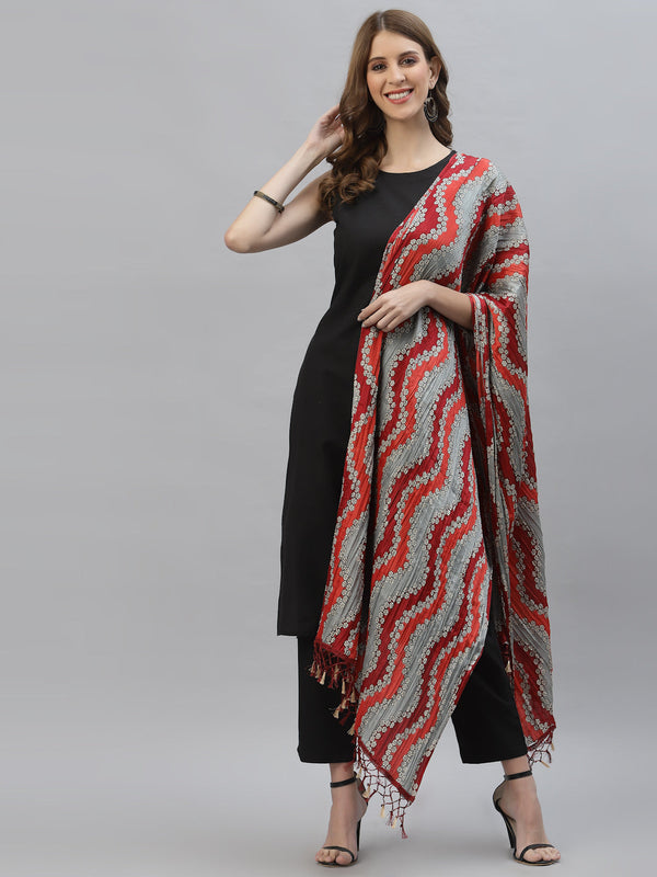 Solid Cotton Blend Straight Kurta Pant Dupatta Set | WomensFashionFun