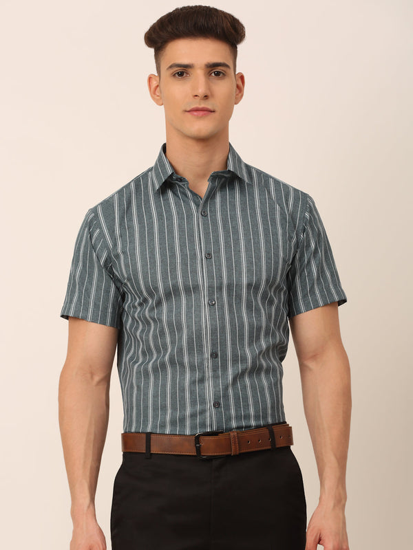 Men's Cotton Striped Formal Shirts | WomensfashionFun.com