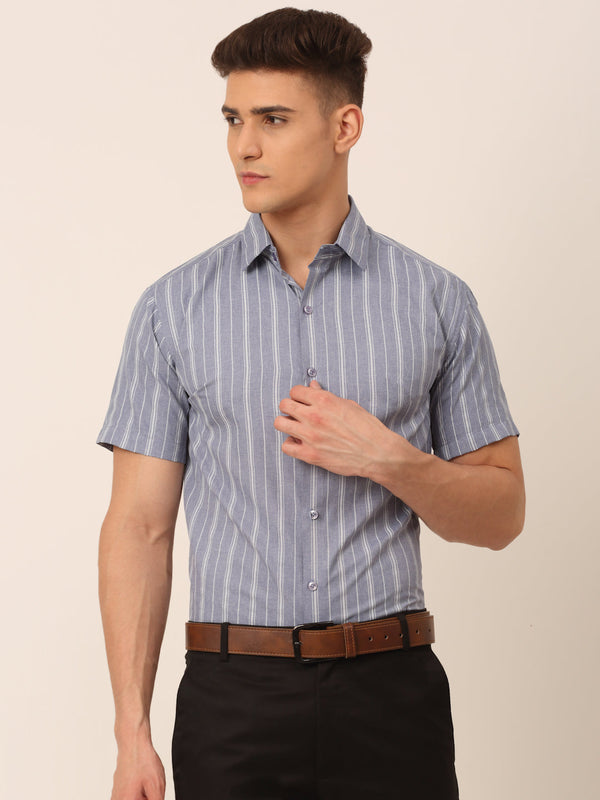 Men's Cotton Striped Formal Shirts | WomensfashionFun.com