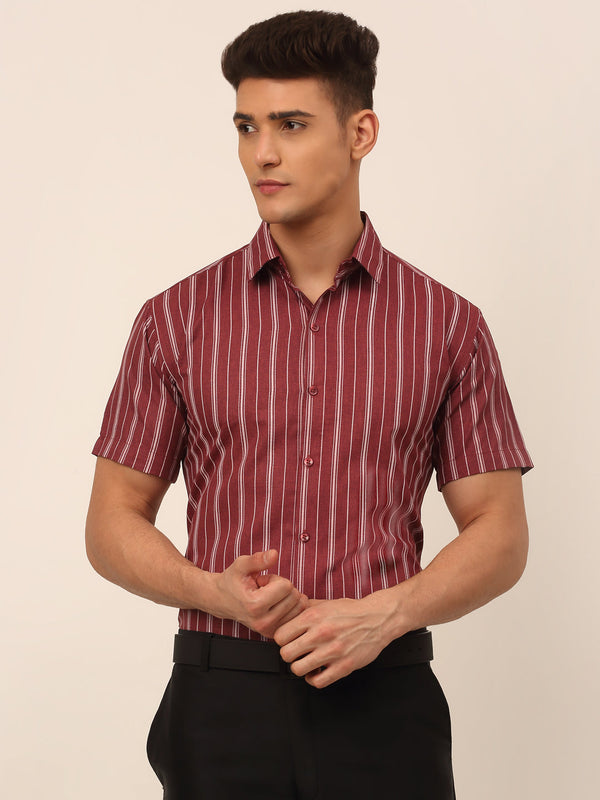 Men's Cotton Striped Formal Shirts | WomensfashionFun.com