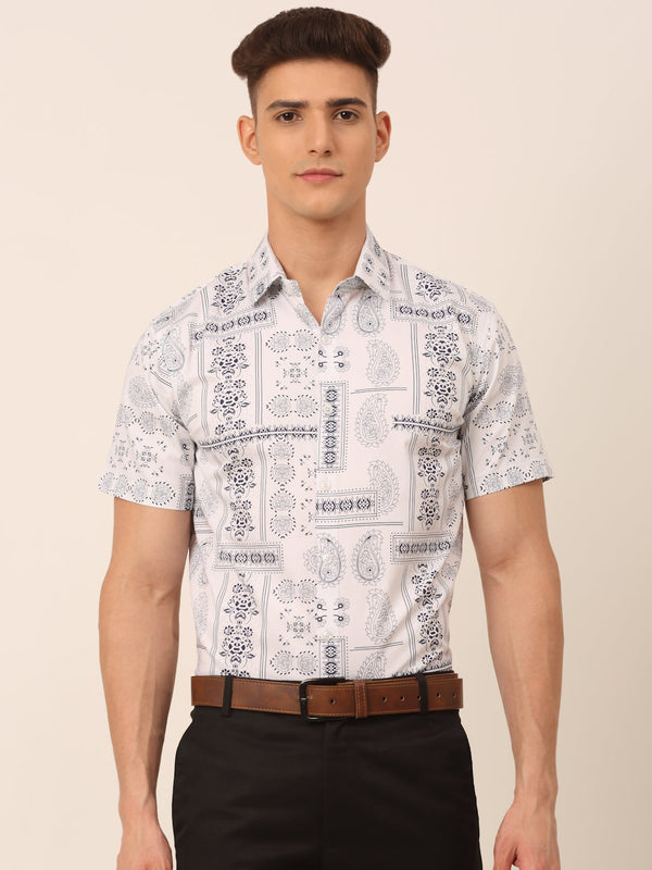 Men's Cotton Printed Formal Shirts | WomensfashionFun.com