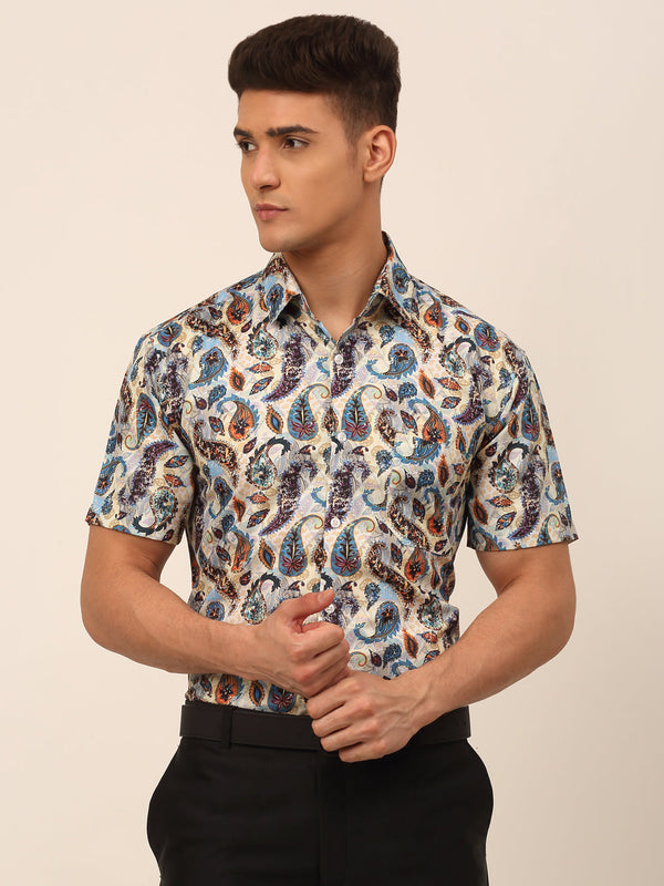 Men's Cotton Printed Formal Shirts | WomensfashionFun.com