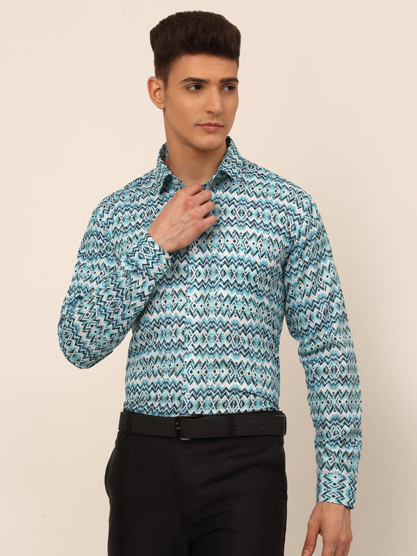 Men's Cotton Printed Formal Shirts | WomensfashionFun.com